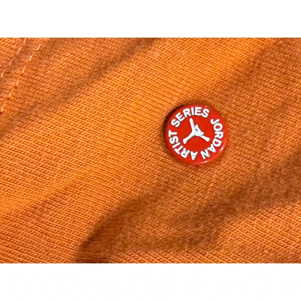 Jordan Artist Series Flight‎ Graphic Tee Orange Mens Medium DX9559-812